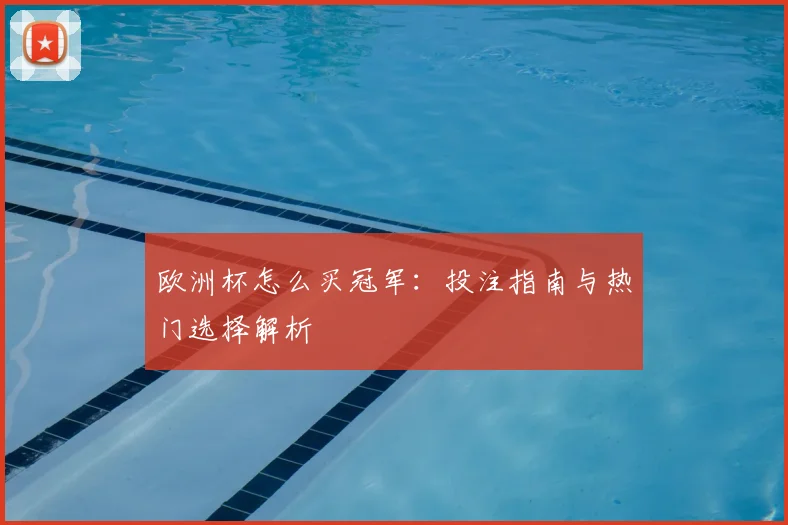 欧洲杯怎么买冠军：投注指南与热门选择解析