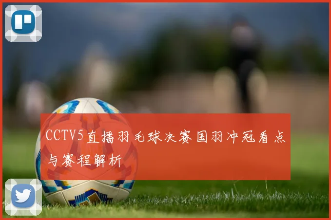 CCTV5直播羽毛球决赛国羽冲冠看点与赛程解析