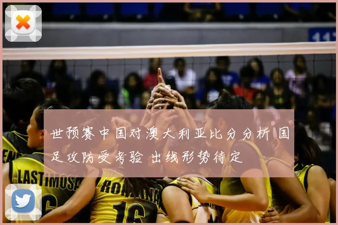世预赛中国对澳大利亚比分分析 国足攻防受考验 出线形势待定